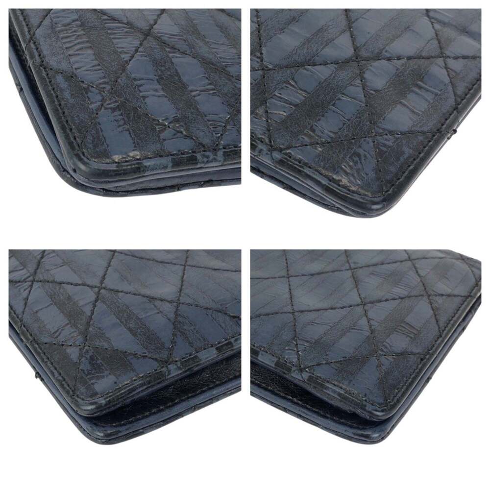 CHANEL Blue Leather Wallet - Picture 3 of 10